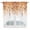 Burnt Orange, variant on Yellow Eucalyptus Leaves Kitchen Window Curtains, Swag Curtains Valance for Bedroom Living Room Bathroom, Spring Floral Summer Botanical Rod Pocket Window Curtain Block Drapes 2 Panels 28"x36"