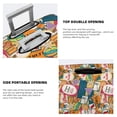 thumbnail image 5 of Bingfone Retro Summer Stamp Luggage Cover Washable Suitcase Cover Protector Anti-scratch Suitcase Cover Fits 18-32 Inch Luggage (without luggage), 5 of 9