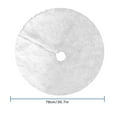 thumbnail image 3 of Christmas Tree Skirt Embellishment Plush Tree Bottom Mat  Party Decoration 78cm, 3 of 9