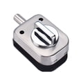 thumbnail image 4 of Glass Door Lock Stainless Steel Single Bolts No Punching Sliding Control, 4 of 8
