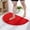 Red, variant on Half Round Bath Mat Non-Slip Grey Bathroom Rugs Semicircle Chenille Bath Rugs Water Absorbent Floor Mats for Kids Ultra Soft Washable Bathroom Dry Fast Shower Mat Area Rugs(14×20in)