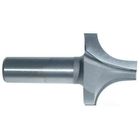 Magnate 3921 Plunge Roundover Router Bit - 1/2" Radius, 3/8" Small Diameter, 1/2" Shank Diameter, 3/4" Cutting Length, 1-1/2" Shank Length