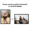 thumbnail image 6 of Americanflat 24x36 Poster Frame with Polished Plexiglass Streamline Collection Thin Border Wall - Black, 6 of 6