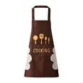 thumbnail image 1 of ZZHZGZ on Sale Kitchen Aprons with Pockets – Proof Cooking Apron with Hand Wiping Towels Adjustable Chef Aprons for & for Home Bbq Restaurant Café Use, 1 of 5