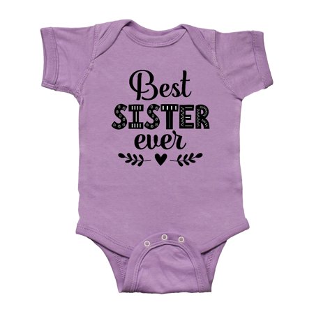 

Inktastic Best Sister Ever Gift Gift Baby Girl Bodysuit