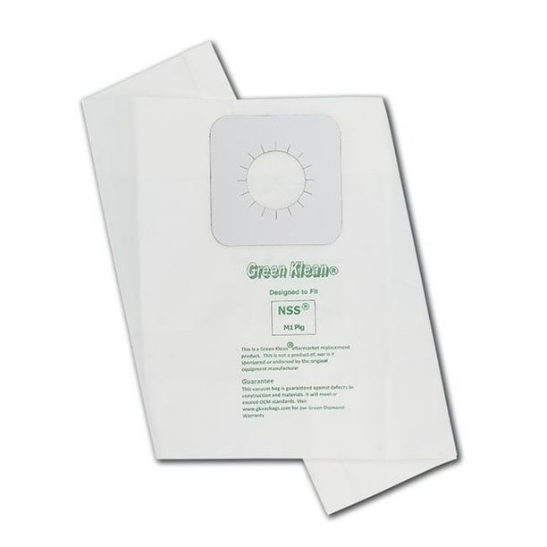 Green Klean GKM1Pig NSS M1 PIG Replacement Vacuum Bags Case of 36