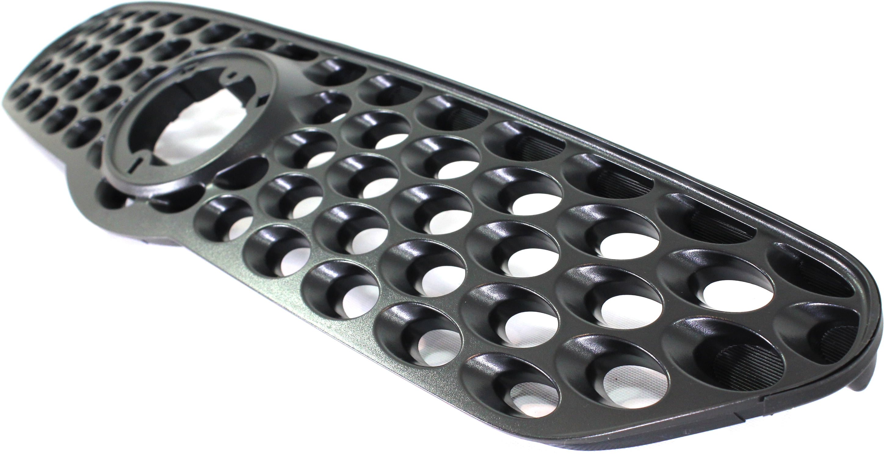 Grille Assembly Compatible With 2003-2004 Toyota Matrix Textured Black Shell and Insert