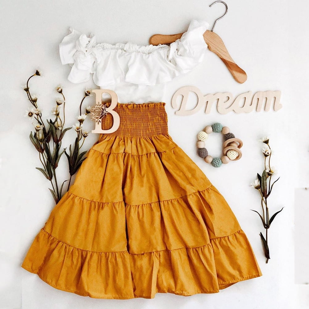 Mamma mia yellow hot sale skirt