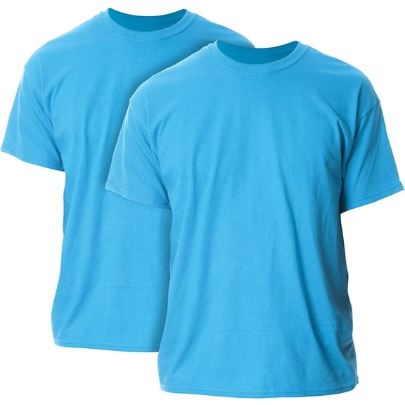 Gildan Men's Ultra Cotton T-Shirt, Style G2000, Multipack 2 Sapphire (2-pack) Medium