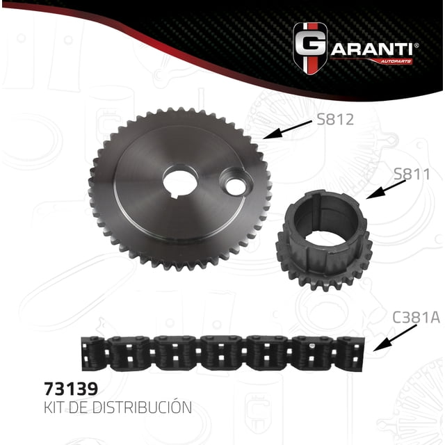 Kit Distribucion Garanti Para Chevrolet Monte_Carlo 2004 - 2005