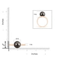 thumbnail image 4 of ANGARA Classic Tahitian Cultured Pearl Solitaire Ring in 14K Rose Gold for Women | June Birthstone, Birthday, Anniversary, Jewelry Gift for Women | Pearl Ring, 4 of 7