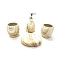 thumbnail image 1 of Empire Home Marble 4 Piece Bathroom Accessory Set, 1 of 1