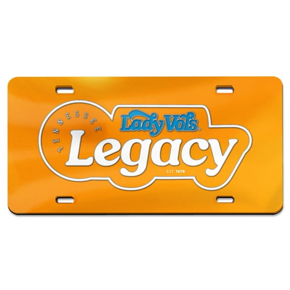 WinCraft Tennessee Volunteers Lady Vols Legacy License Plate