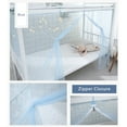 thumbnail image 3 of Ultra Large Bed Net  1 Openings Screen Netting Bed Canopy Circular Curtain for Single to King Size Beds Easy to Install Hanging Kit, 3 of 10
