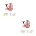 thumbnail image 3 of Tholdsy Ligero Air-Rocket Launch Outdoor Toy Soaring Rocket Saucer Foot Launcher Luminous Kid Sport Toys para Pink Rosa 2Conjunto, 3 of 6