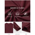 thumbnail image 6 of RICHCOIN Men's V Neck Long Sleeve Shirts Slim Fit Basic T Shirts Ribbed Fashion Tee, 6 of 7