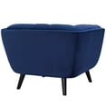 thumbnail image 3 of Modern Contemporary Urban Design Living Lounge Room Armchair, Navy Blue, Fabric, 3 of 4