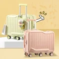 thumbnail image 4 of Maleta de viaje para niños, bolsa de equipaje con varilla de tracción de 22 pulgadas para niñas, bolsa de viaje para sentarse para bebés con asiento Utili para niños, bolsa de mano para niños, 4 of 4