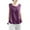 Purple, variant on Jalioing Cotton Linen Tops Women's Summer Cotton Linen Tank Tops Crew Neck Sleeveless Loose Shirts with Pocket