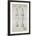 thumbnail image 2 of "Beer Bottle 1933 Old Paper" Framed Painting Print, 2 of 4