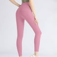 thumbnail image 5 of Seductiva Clothing Yoga Pants Women Women's Solid Color Fashionable Casual Sports Lifting High Elastic Tight Yoga Pants, 5 of 5