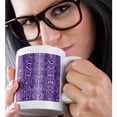 thumbnail image 2 of 3drose, Purple Snakeskin Animal Print, 11oz Magic Transforming Mug, 2 of 7