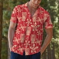 thumbnail image 6 of Tropical Black Cat Hawaiian Shirts for Men Women, Funny Black Cat Short Sleeve Button Down Shirt, 6 of 7