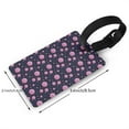 thumbnail image 2 of Sikiie Pink Planets And Stars Luggage Tags Privacy Cover ID Label Suitcase Tags Identifiers For School Bags,Suitcases, 2 of 7
