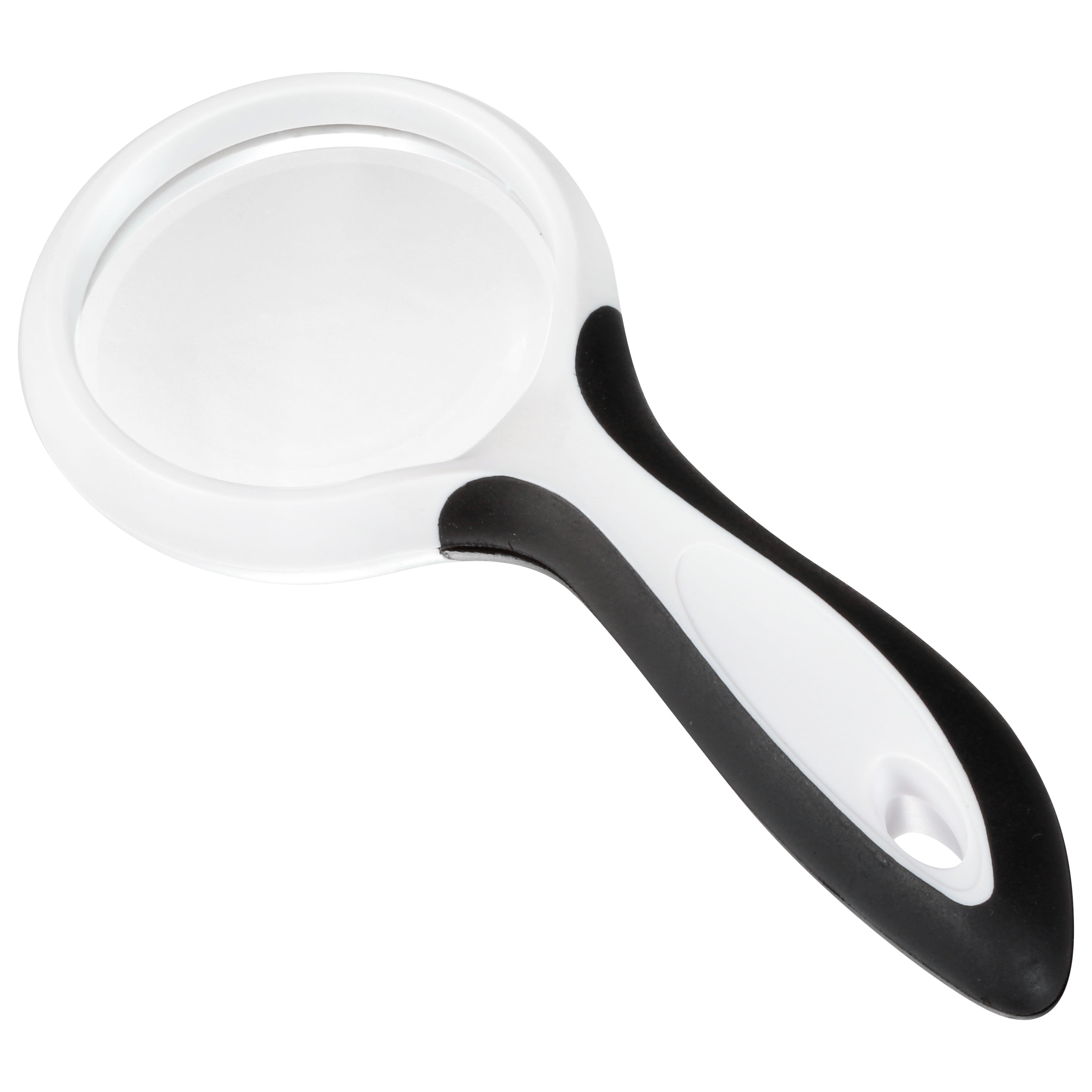 M+ Unisex 3x Plastic Magnifying Glass, 3x Magnification
