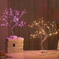 thumbnail image 4 of CAROOTU LED Night Light Mini Christmas Tree Copper Wire Garland Lamp Kids Bedroom Decoration, 4 of 7