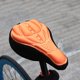 thumbnail image 2 of Cojín de asiento de bicicleta JShteea Funda 3D Esponja suave Al aire libre Transpirable Naranja El nuevo, 2 of 6