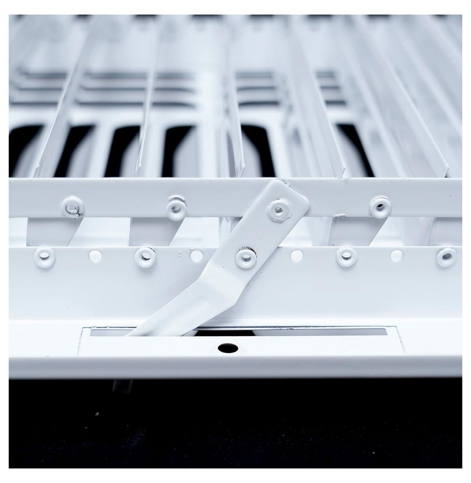[2 Pack] Fits 10x10 Duct Opening 3 Way Fixed Curved Blade Air Supply Diffuser by | Register Vent Cover Grill for Sidewall and Ceiling | White | Outer Dimensions: 11.75" X 11.75"