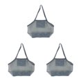 thumbnail image 1 of maskred Versatile Beach Toys Bag Durable Mesh Tote for Poolside Adventures Grey Extra Large 3Set, 1 of 6
