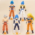 thumbnail image 3 of 5Pcs Fighting Anime Action Figures Set - Saiyan Model Toys Figures Movie Version,Manga Action Figures Dolls Collectible 6.7 inch, 3 of 9