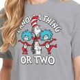 thumbnail image 3 of Dr. Seuss - I Know A Thing Or Two - Juniors Cropped Cotton Blend T-Shirt, 3 of 6