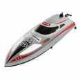 thumbnail image 6 of Fast RC Boat for Pool & Lake, 2.4G 30KM/H Electric Remote Control Speedboat Electric Boat for Adults, High Speed Racing Boats with Night Navigation Lights, 6 of 9