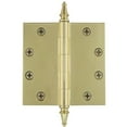 thumbnail image 7 of Grandeur 819959 4.5 X 4.5" Plain Bearing Square Corner Mortise Door Hinge - Bronze, 7 of 7