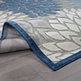thumbnail image 6 of Beverly Rug Outdoor / Indoor Area Rugs Patio Porch Garden Carpet Blue / Beige 4'x6', 6 of 9