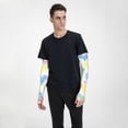 thumbnail image 2 of Lsque Hand Drawn Colored Hearts Cooling Arm Sleeves for Men & Women -Compression Sleeves to Cover Arms for Working,Sun Sleeves for UV Protection,Breathable, Moisture-Wicking, 2 of 8