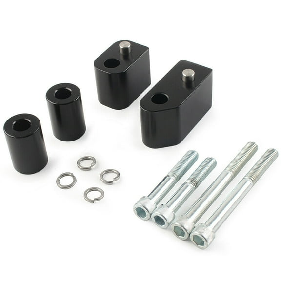 1-1 4'' Driver Floorboard Spacer Extension Fit for HARLEY Street Tri Glide Black po