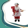 thumbnail image 2 of Billuyoard Muñeco de Navidad Santa Claus figurita decoración sombrero rojo vacaciones ambiente artesanía niños año nuevo suministro accesorio Type7 NO7, 2 of 6