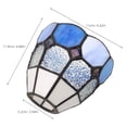 thumbnail image 2 of BESTYASH Pantalla De Cristal Azul Para Colgante E27 Con Ambiente Retro Y Difusión De Cálida, 2 of 7