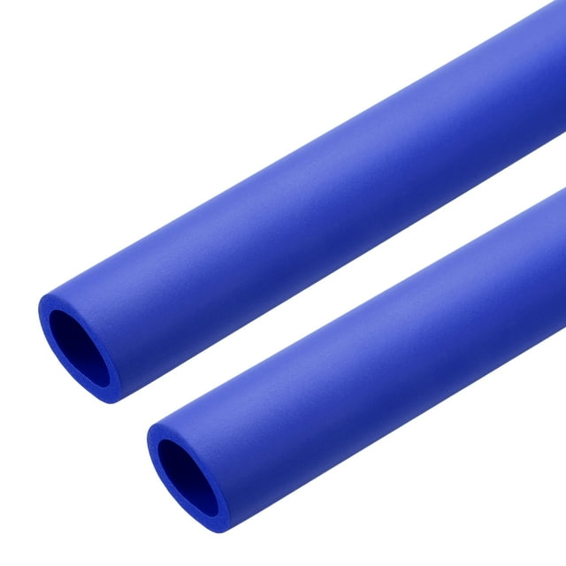 2 piezas de tubo de aislamiento de 3.3 pies, diámetro interno de 1 pulgada (25 mm) y diámetro externo de 1 5/16 pulgadas (33.6 mm), tubo de espuma para agarre, azul