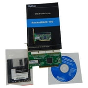 HighPoint RocketRaid 100 2CH IDE PCI Adapter RR100 with Driver and Manual