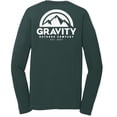 thumbnail image 2 of Camisa de manga larga de rendimiento de Gravity Outdoor Co. - verde oscuro - Logotipo blanco - 3XL Gravity Outdoor Co. Camiseta de manga corta, 2 of 2