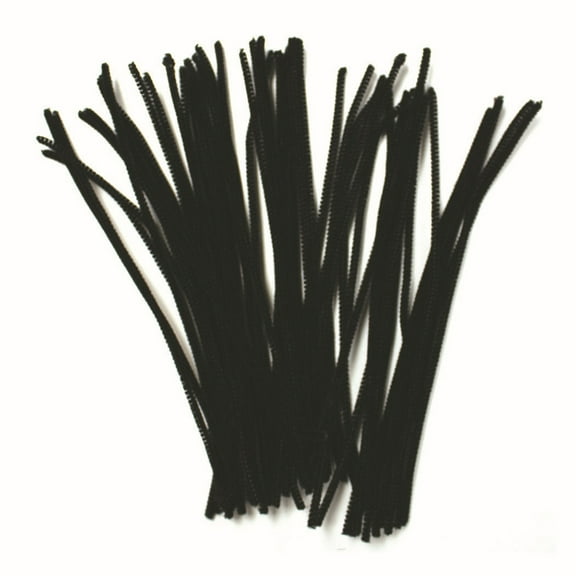 Masteelf 400 Pcs Bendable Sticks for Kid DIY Craft Materials Jumbo Squishy Child Black