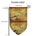 thumbnail image 7 of Wukai Coffee Vintage Print Garden Flag 12.5x18 Inch Double Sided Sun-resistant Rain-resistant, Wrinkle-resistant Colorfast(Only Flag), 7 of 7