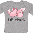 thumbnail image 4 of Inktastic Let's Relaxolotl with Sleeping Axolotls Boys or Girls Long Sleeve Baby Bodysuit, 4 of 5