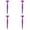 Purple, variant on HWHCGZ 4Pcs 1ml Heart Shaped Pens Heart Ballpoint Pen Favor Pens Nurse Gift Pen Writing Pen for Wedding Party Office Supplies