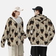 thumbnail image 4 of Lsque Cute Black Dog UPF 50+ Lightweight Sun Protection Men's Women's Long Sleeve Shirt, Hoodie Performance -3X-Large, 4 of 9
